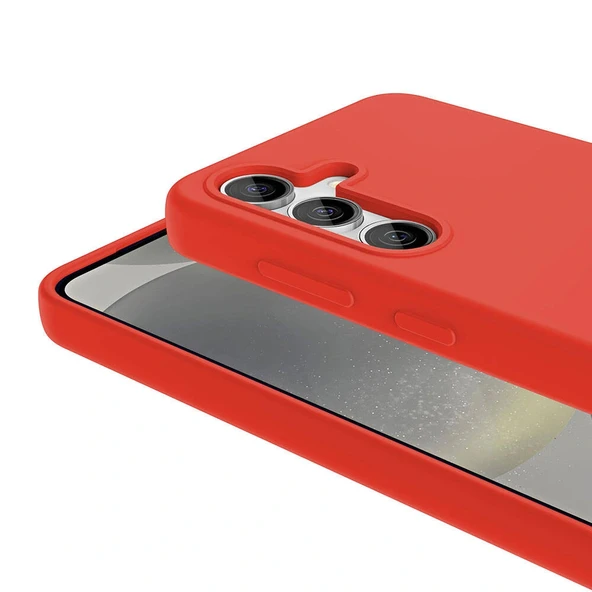 Galaxy S24 Plus Kılıf M-safe Şarj Özellikli Sıvı Teknolojili Silinebilir Sert Zore Kivi Kapak - Resim 2