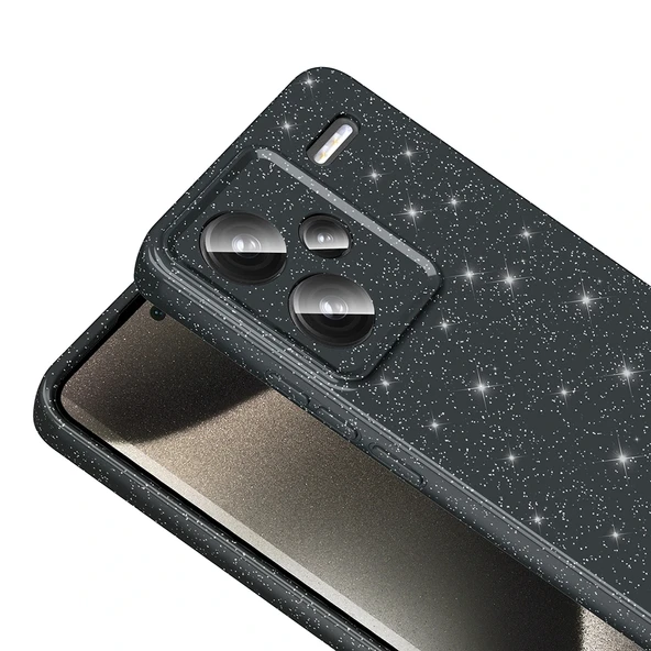 Xiaomi Redmi Note 13 Pro Plus 5G Kılıf Kamera Korumalı Simli Lüks Zore Koton Kapak - Resim 3