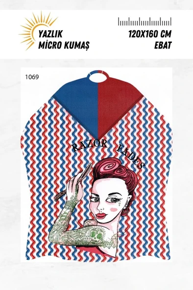 Lüx Penuar Dijital Baskı Yazlık Mikro Kumaş 120x160 cm 1069 ürün görseli