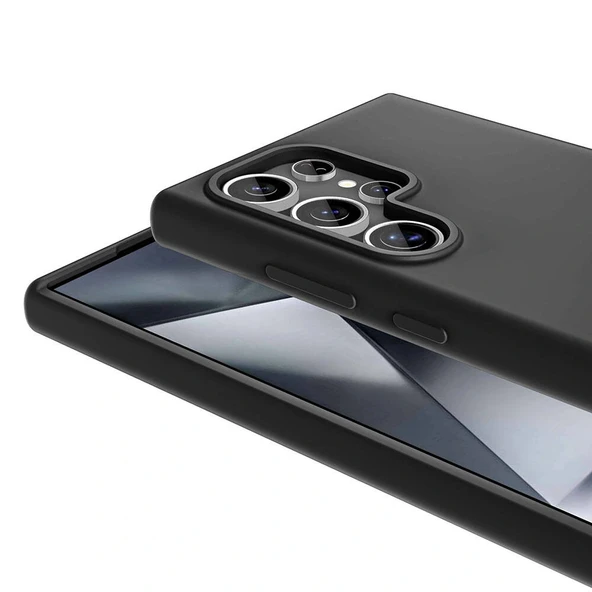 Galaxy S23 Ultra Kılıf M-safe Şarj Özellikli Sıvı Teknolojili Silinebilir Sert Zore Kivi Kapak - Resim 11