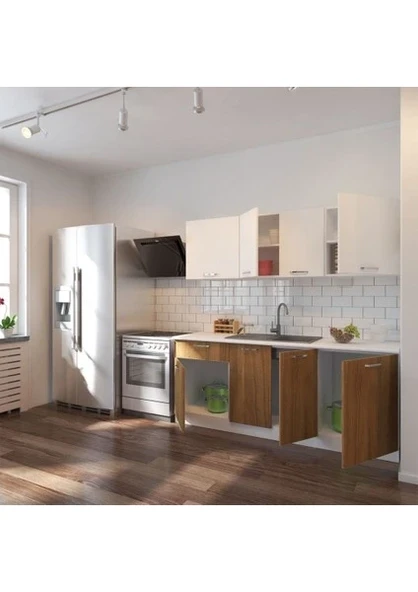 Tdesigno Seren Mutfak 200 cm Tezgah Dahil - Resim 2