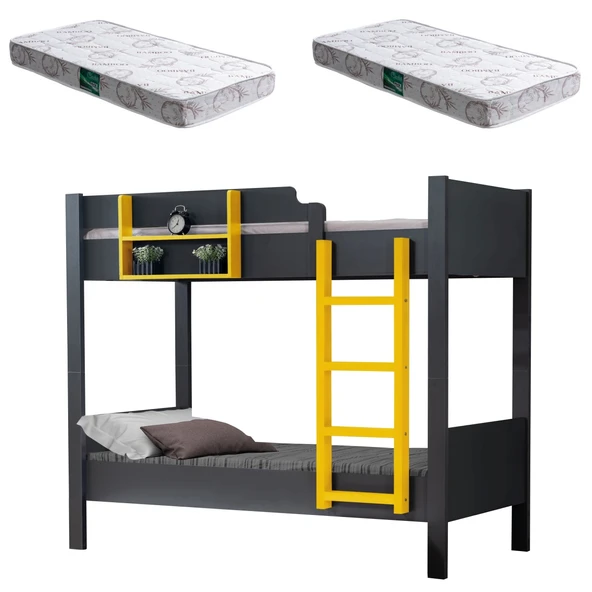 Ranza, Asya Ayrılabilir 2li Ranza Beyaz 2 Adet Comfort Yatak ürün görseli 1