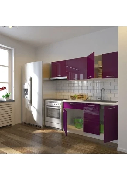 Tdesigno Lida Mutfak 200 cm Tezgah Dahil - Resim 2