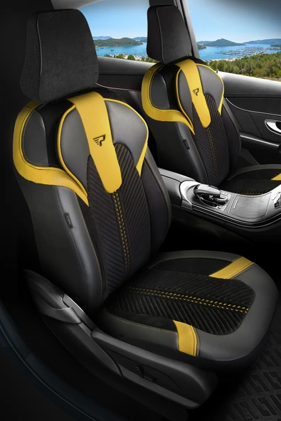 Panda Kılıf PANDA MONTE CARLO SERİSİ VELOR KADİFE KUMAŞ OTO KOLTUK KILIFI - TAM SET ürün görseli