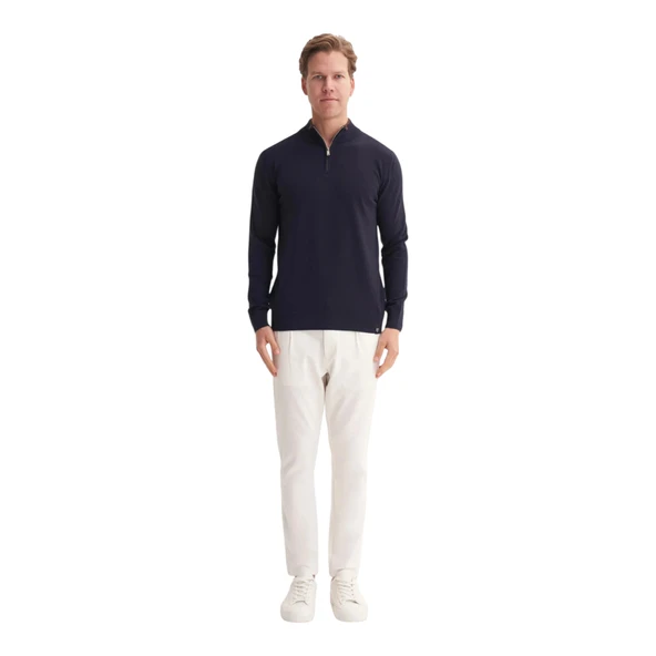 Premium CoursPoun Slim Fit Yarım Balıkçı Kazak-33250 - Resim 15