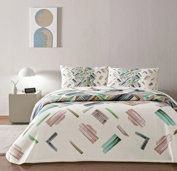 Taç Ranforce Tek Kişilik Pike Takımı Juno