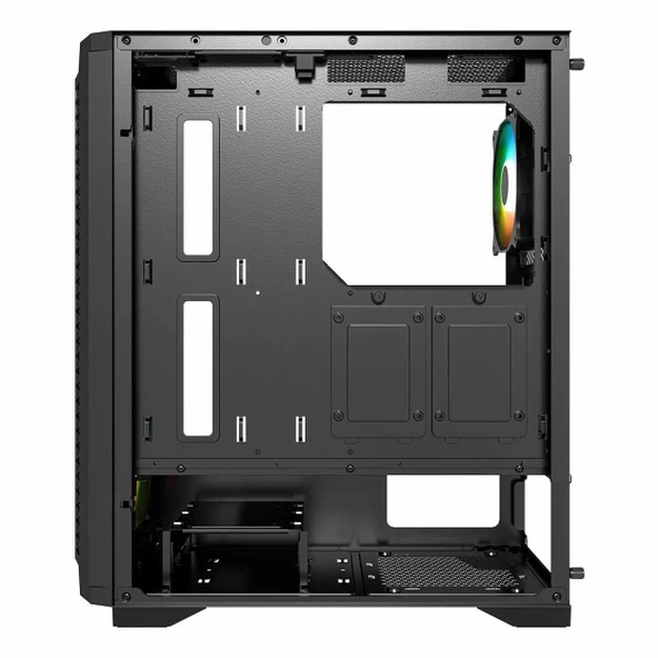 PowerBoost PB-PS5847B 600W 80+ USB 3.2 LED ATX Mid Tower Siyah Kasa - Resim 4