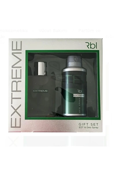 Black Edt 50 ml Deodorant Sprey 150 ml Erkek Parfüm Seti ürün görseli 1