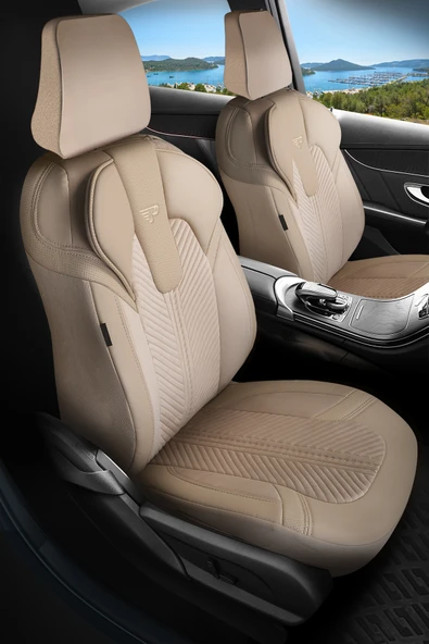 Panda Kılıf PANDA MONTE CARLO SERİSİ VELOR KADİFE KUMAŞ OTO KOLTUK KILIFI - TAM SET - Resim 7