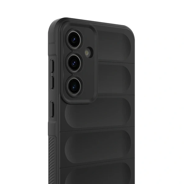 Galaxy S25 FE Kılıf Esnek TPU Oyuklu Arka Yüzey Tasarımlı Zore Etnik Silikon Kapak - 11