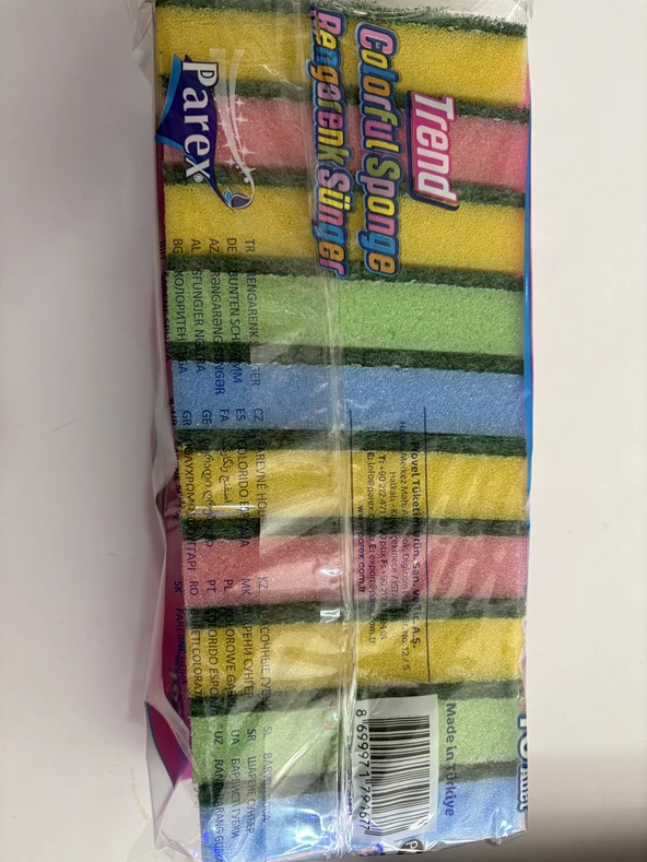 Parex trend 10 lü renkli sünger - 1