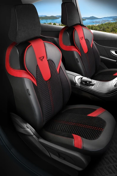 Panda Kılıf PANDA MONTE CARLO SERİSİ VELOR KADİFE KUMAŞ OTO KOLTUK KILIFI - TAM SET - Resim 4