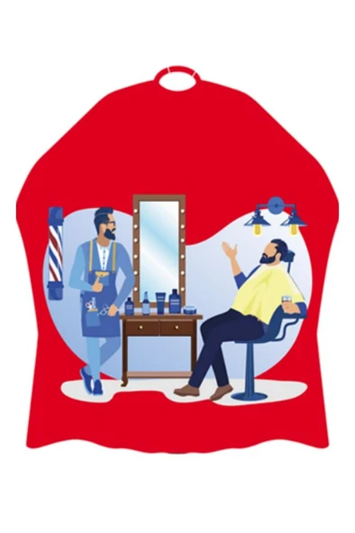 Lüx Penuar Berber Önlüğü Dijital Baskı 120x160 cm Model: 1082 ürün görseli