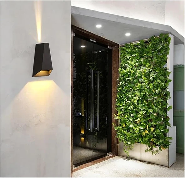 Elektrikle Çalışır, 6 Watt, 3200 Kelvin Sarı Işık Ledli İç Ve Dış Mekan Led Aplik, Çift Yönlü Aplik - Resim 6