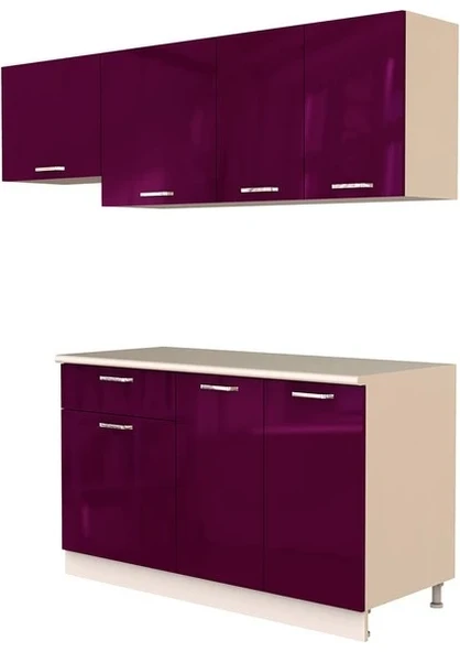 Tdesigno Lida Mutfak 200 cm Tezgah Dahil - Resim 4