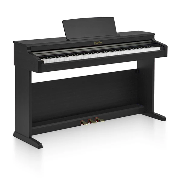 Jwin Sapphire SDP-380 Çekiç Aksiyonlu 88 Tuşlu Dijital Piyano + Tabure - Siyah - 3