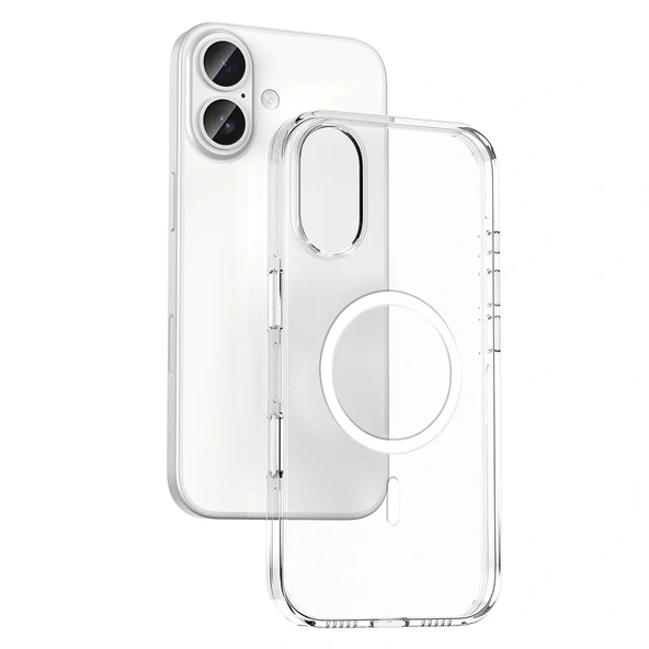 Apple iPhone 17 Kılıf M-safe Şarj Özellikli Kamera Korumalı Zore Kripto Kapak - 1