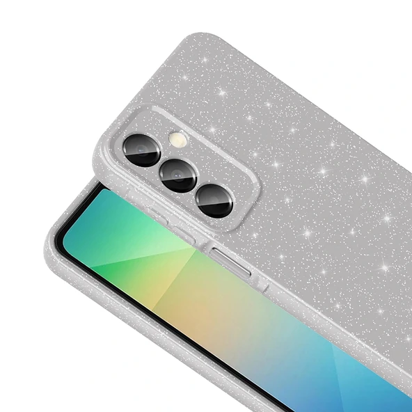 Galaxy A16 Kılıf Kamera Korumalı Simli Lüks Zore Koton Kapak - Resim 3