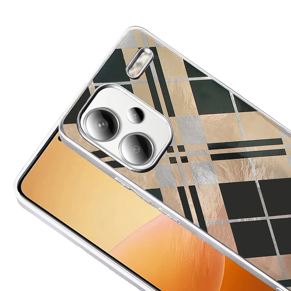 Xiaomi Redmi Note 13 Pro Plus 5G Kılıf Desenli Zore Mep Kapak - 5