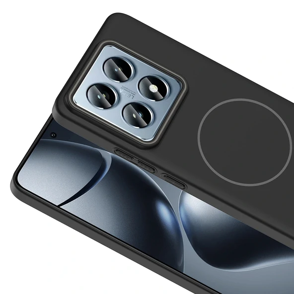 Xiaomi 14T Pro Kılıf M-safe Şarj Özellikli Zore Ruby Sert Kapak - 9