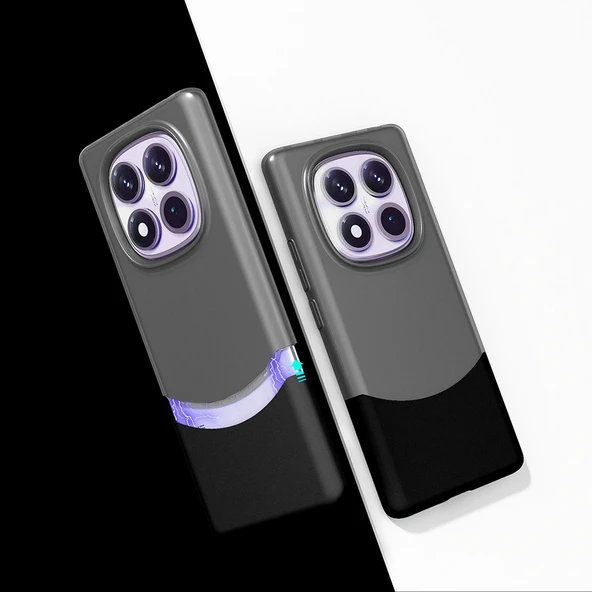 Xiaomi Redmi Note 14 Pro 5G Kılıf Mıknatıslı Zore Duble Kapak - 1