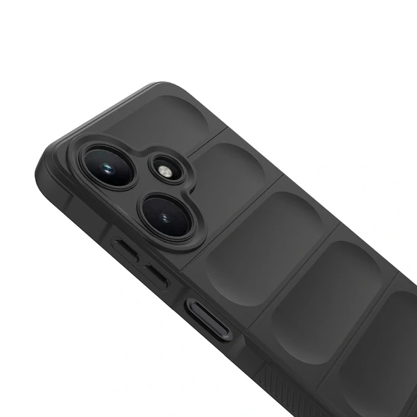 İnfinix Hot 30i Kılıf Esnek TPU Oyuklu Arka Yüzey Tasarımlı Zore Etnik Silikon Kapak - 2