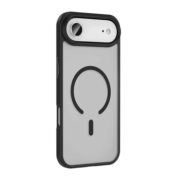 Apple iPhone 17 Air Kılıf M-safe Şarj Özellikli Mat Arka Yüzey Zore Sio Kapak - 6