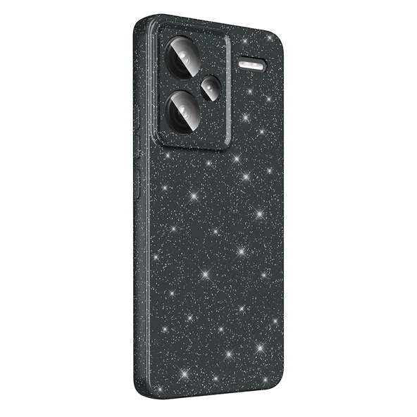 Xiaomi Redmi Note 13 Pro Plus 5G Kılıf Kamera Korumalı Simli Lüks Zore Koton Kapak - Resim 2