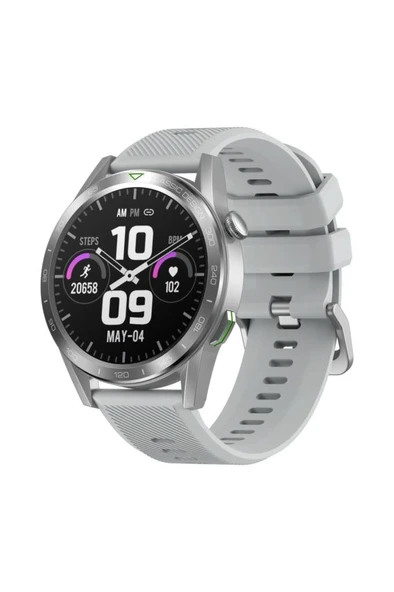 Btalk 3 Starlight Silver Akıllı Saat 1.39" Ips Ekran, Kalp Atış Hızı Ve Kan Oksijen Takibi - Resim 3