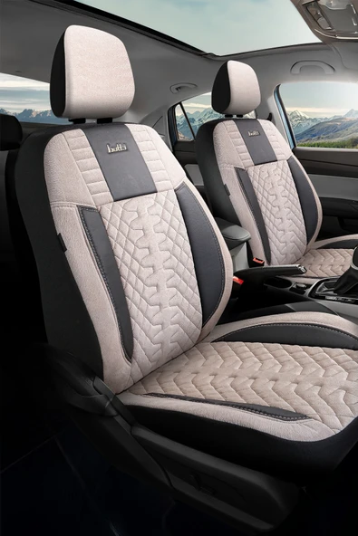 BUTTİ FORZA SERİSİ TAYTÜYÜ KUMAŞ PREMİUM OTO KOLTUK KILIFI | DESTEKLİ, ÖN ARKA TAM SET - Resim 5