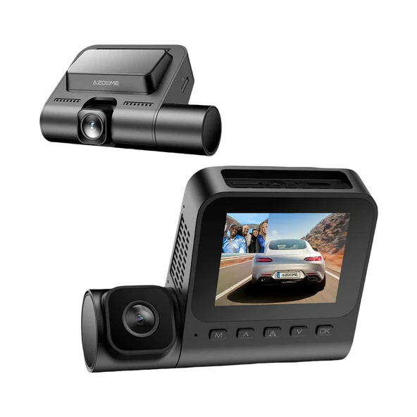 AZDOME Dash Cam V600 2Kamera Standart Arac Kamera