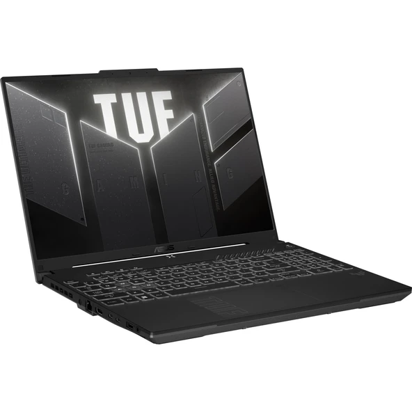 TUF Gaming F16 FX607VU-RL144-GAMING Intel Core 5 210H 16GB Ddr5 5200Mhz 512GB SSD RTX 4050 6GB (140W) 144Hz 16" IPS Panel WUXGA Freedos Taşınabilir Bilgisayar - Resim 2