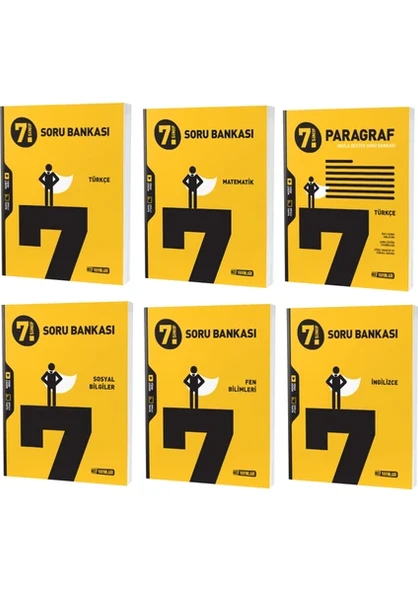 HIZ YAYINLARI 7.SINIF 5 DERSLİ SET (M.F.T.İ.P.İ)