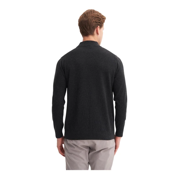 Slim Fit CoursPoun Premium Yarım Balıkçı Kazak- - Resim 4