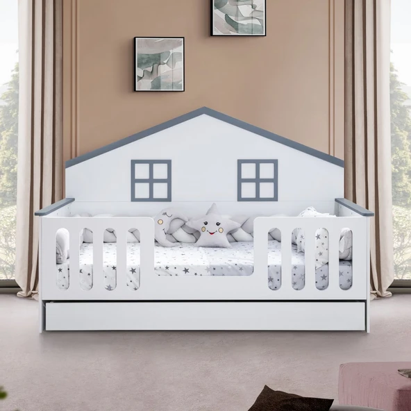 Yavrulu Karyola, Bello Yavrulu Montessori Yatak - Resim 2