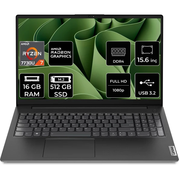 V15 G4 AMD Ryzen 7 7730U 16GB 512GB SSD Freedos 15.6" FHD Taşınabilir Bilgisayar ürün görseli