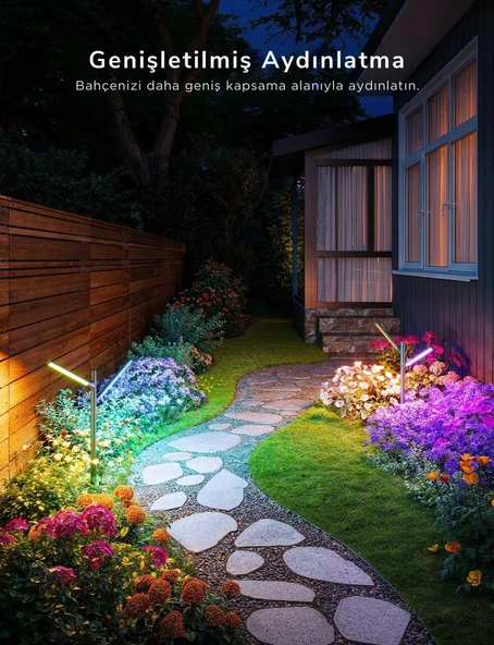 Govee RGBICWW Dikey Bahçe Aydınlatması 2'li - Resim 5
