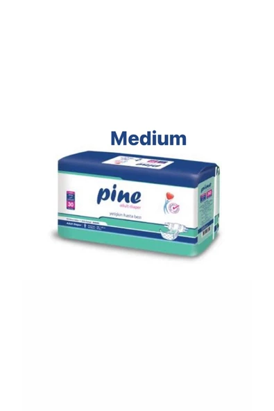 Pİne Hasta Bezi Orta Boy Cırtlı belbantlı 30 Adet ürün görseli 1