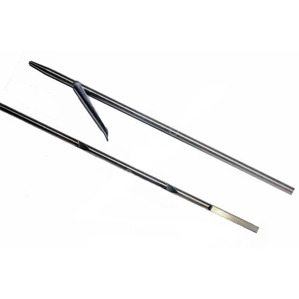 150cm 6.5mm Paslanmaz Çelik Çentikli Tahitian Zıpkın Şişi ürün görseli 1