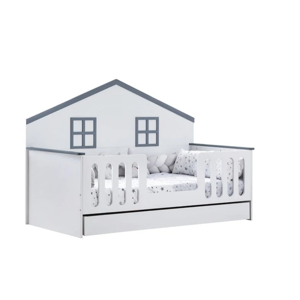 Yavrulu Karyola, Bello Yavrulu Montessori Yatak - Resim 5