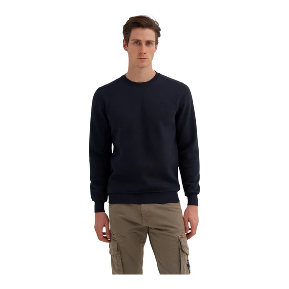 Erkek Bisiklet Yaka Sweatshirt CAZ.56150 - Resim 6