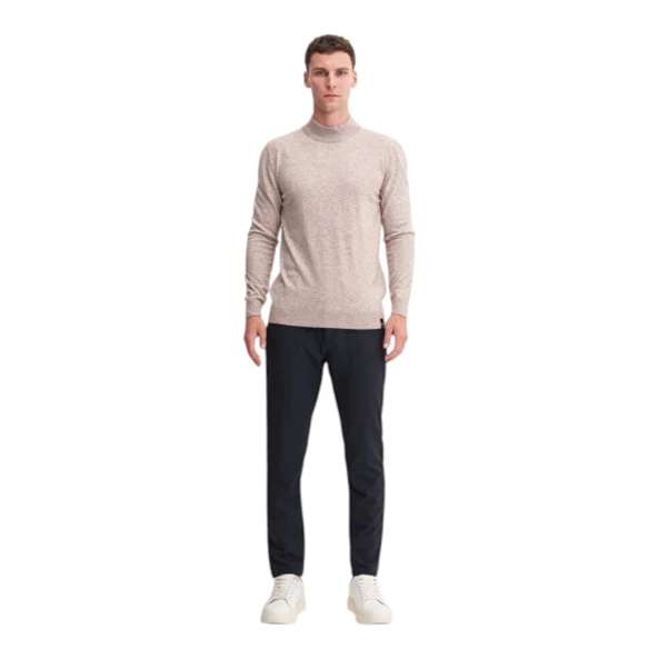 Slim Fit CoursPoun Premium Yarım Balıkçı Kazak- - Resim 6