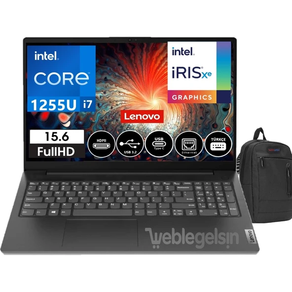 V15 G3 Iap Intel® Core™ I7-1255U 40GB 256GB SSD 15.6" WINDOWS11HOME Fhd Dizüstü Bilgisayar 882TT00C6TX29+WEBLEGELSINÇANTA ürün görseli