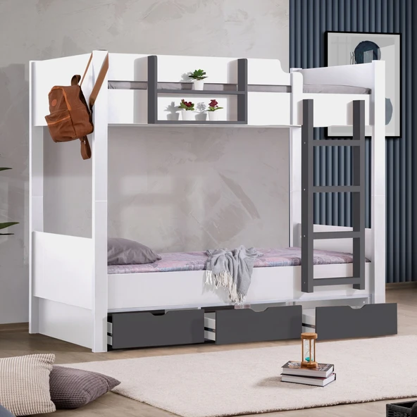 Ranza, Asya Ayrılabilir Çekmeceli Ranza ürün görseli 1