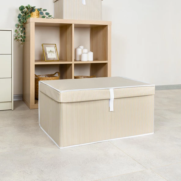 Çok Amaçlı Düzenleyici Kutu Mega Kahverengi 60x40x30cm - Resim 2