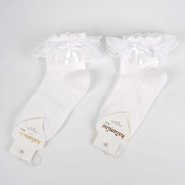 Katamino Ember Lacoste Aks. Kız Soket Çorap K22158 Asorti - Resim 3