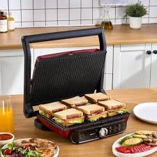 Karaca Gastro Grill Pro 2400W Izgara ve Tost Makinesi Kırmızı 6 Dilim Kapasiteli - Resim 2