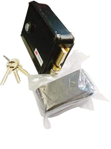 MUTLUSAN Kilitli Kapı Otomatiği 12v Bilyeli (Mekanik Butonlu) - 6