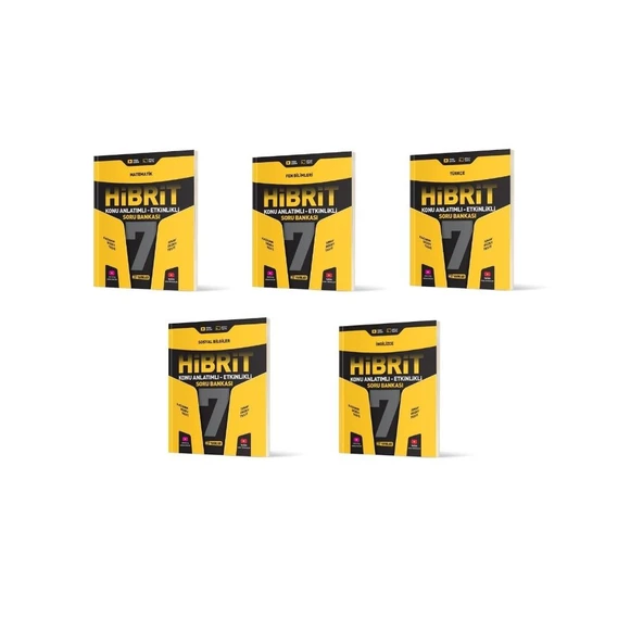 HIZ YAYINLARI 7.SINIF HİBRİT SORU BANKASI SETİ (M.F.T.S.İ)