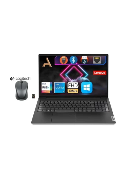 V15 G3 I5-1235U 16GB 512GB SSD W11Pro 15.6" FHD Notebook 82TT00A5TX0343+Mouse ürün görseli